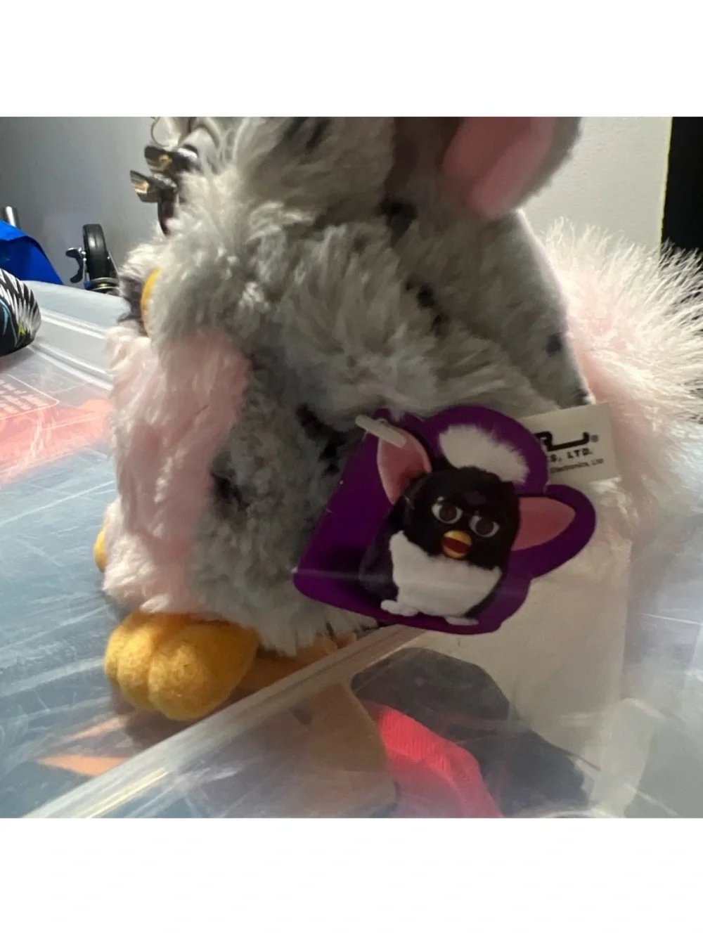 Original 1998 Tiger Electronic Furby White New Model 70-800 BLUE EYES Snowball